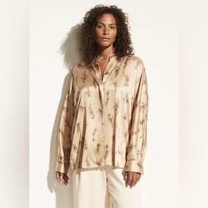 popover blouse in luminous silk xxxl